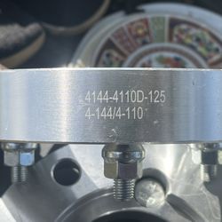 2 Wheel Adapte Spacers 4x144 to 4x110 | 1.25" Thick | 10x1.25 Studs