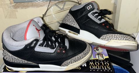 Nike Air Jordan 3 Black Cement Sz 6.5Y