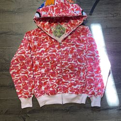 Pink Bape Full Zip