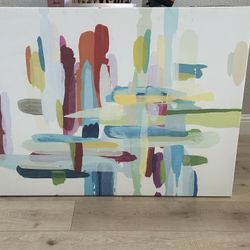 Wall Art - abstract canvas 30”x40” (NEW)