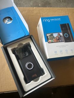 Ring 5UM5E5 (2nd Generation)  Video Door Bell Bronze NEW