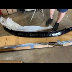 New 17-22 Ford F250 F350 Super Duty Hood deflector black