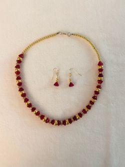 Necklace and Earrings
