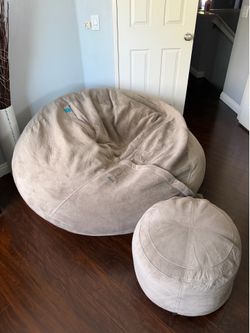 Lovesac with footrest in great condition