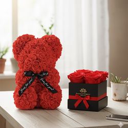 Significant Other Forever Roses / Bear Gift Bundle