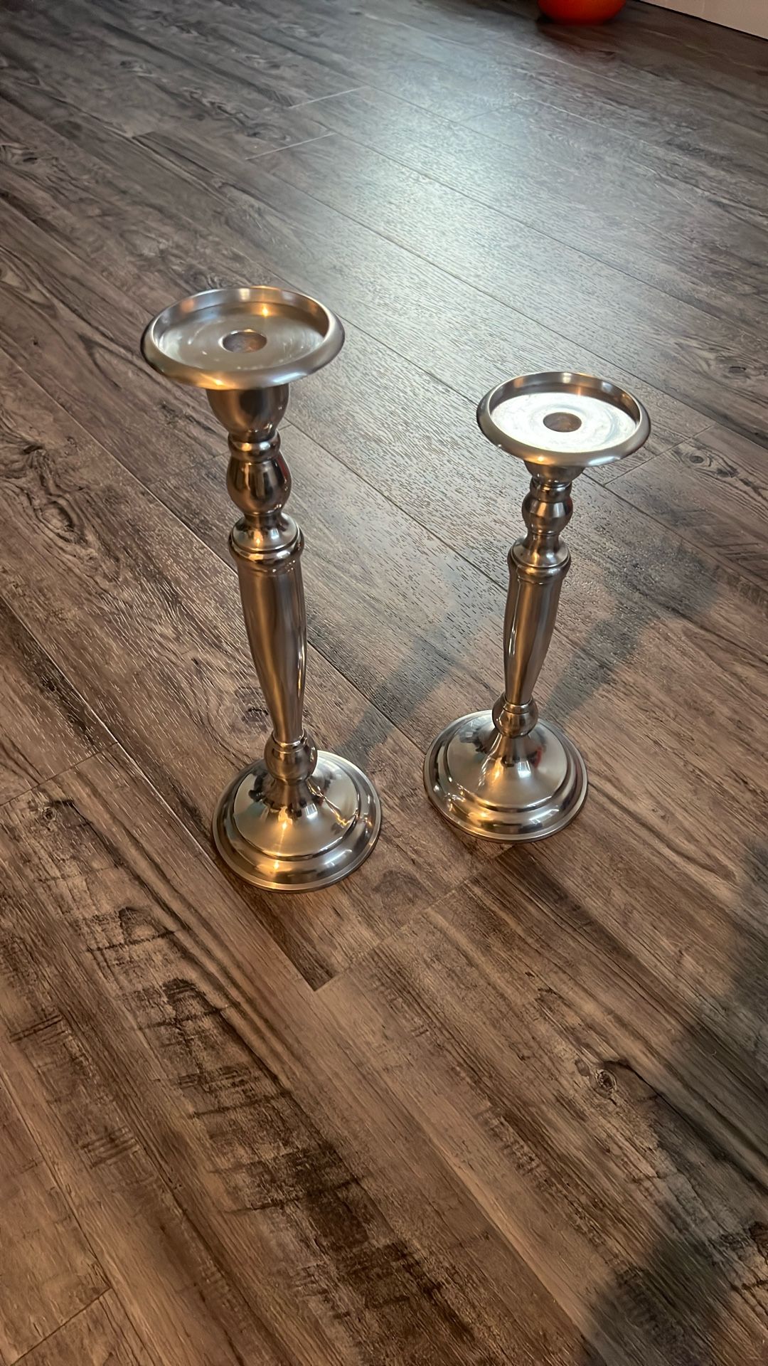 Silver Candle Holders