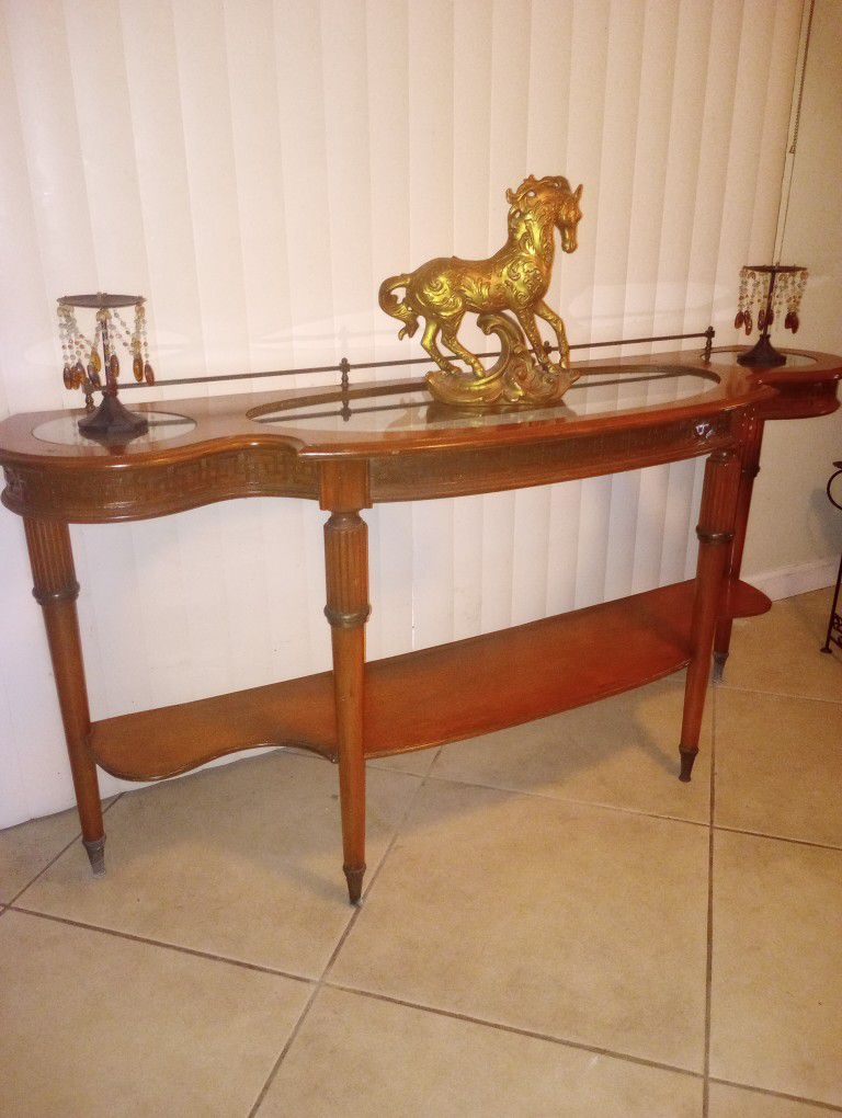 ANTIQUE ENTRYWAY / CONSOLE HALL TABLE    