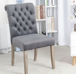 Tufted Upholstered Camran High Back Velvet Charcoal, Gray dining chair tables restaurant bar chairs HOLIDAY SPECIAL farmhouse styles