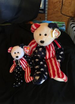 Spangle TY beanie baby and Buddy set