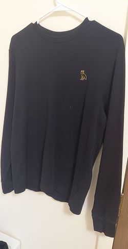 Drake Ovo Long Sleeve Black Tshirt Large