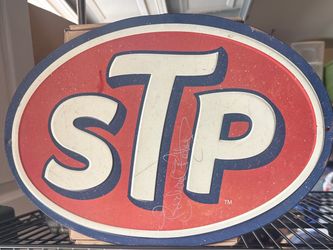 Richard Petty Autographed STP sign