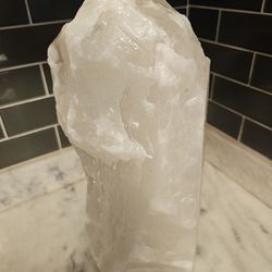 Lamp Made Of Salt Rock 18.5 inches tall