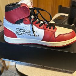 A Pair Of Jordan 1 Retro High Og Off White Chicago 