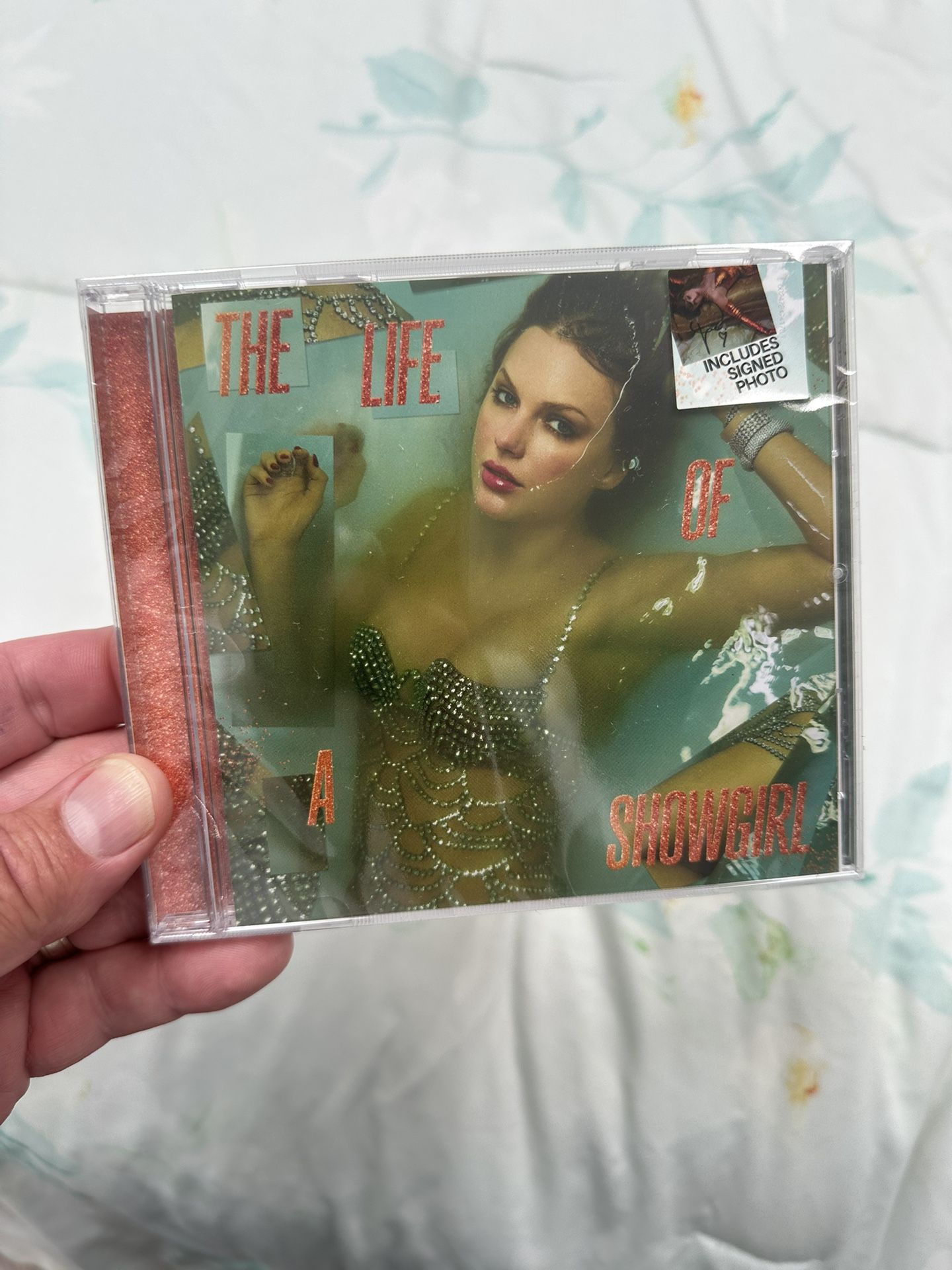Taylor Swift CD, With Hand Signed Photo ( The Life Of A Showgirl)
