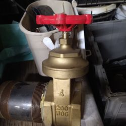 brand new 4 inch gate valve 75.00