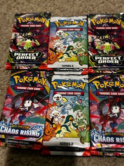 Pokémon TCG Booster Packs Lot of 6