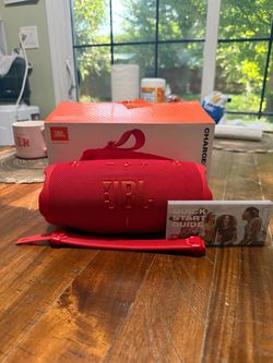 JBL Charge 6 Portable Bluetooth Speaker – Red