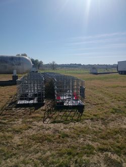 39Metal 275g  tote cages perfect for storing transporting firewood
