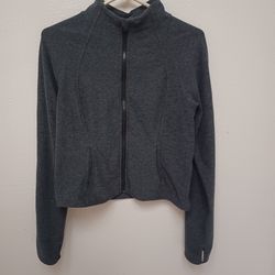 Ladies Light Zip-Up Jacket w Thumbholes