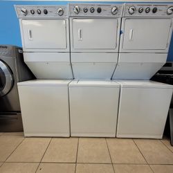Whirlpool STACKABLE Washer And Gas Dryer 