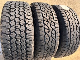 3 Goodyear Tires Size 275/65/18 Like New!