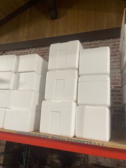 Styrofoam coolers