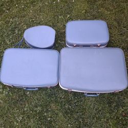 Vintage Suitcase Set 4 Pieces