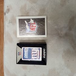 Brand New New York Giants Zippo Lighter 