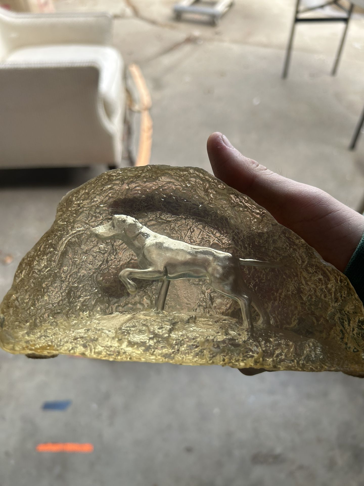 Dog In Crystal