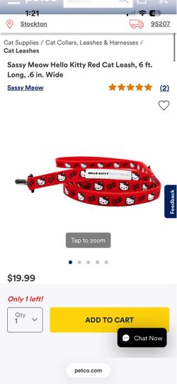 Hello Kitty Cat Collar & Leash
