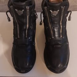 Harley Davidson Men's Brake Light Black Motorcycle Boots 