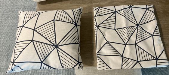 Decorative throw pillows and extra cover