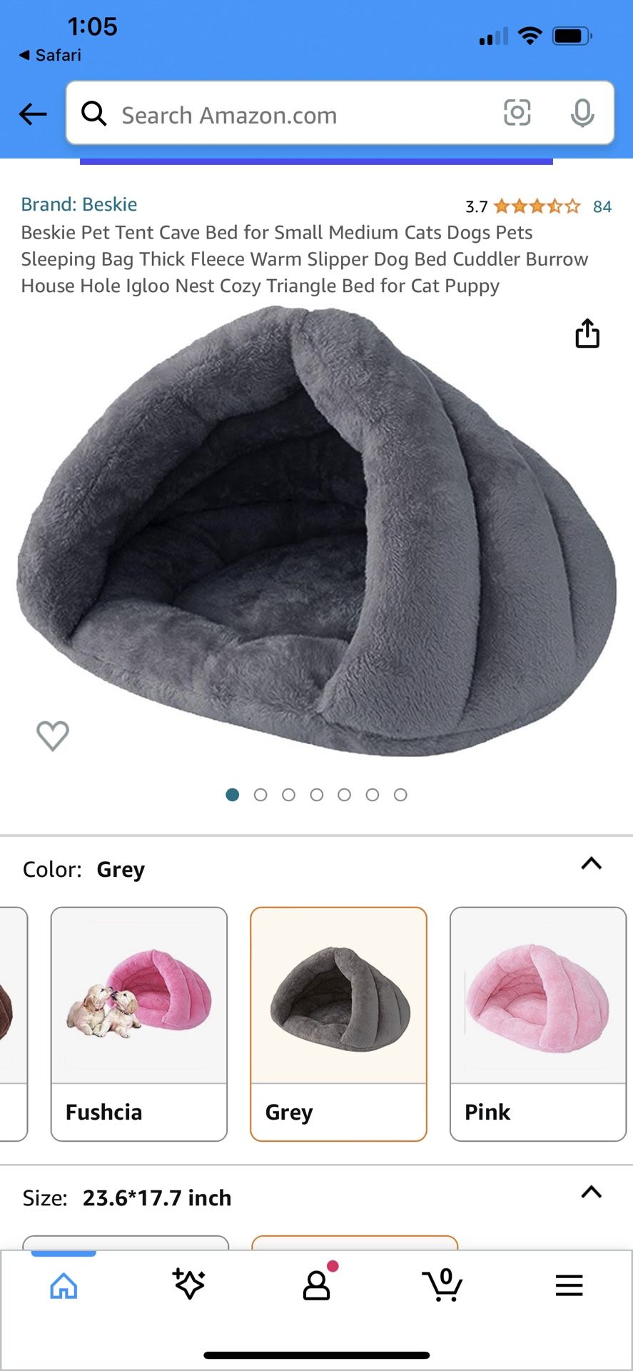 Fleece Pet Bed
