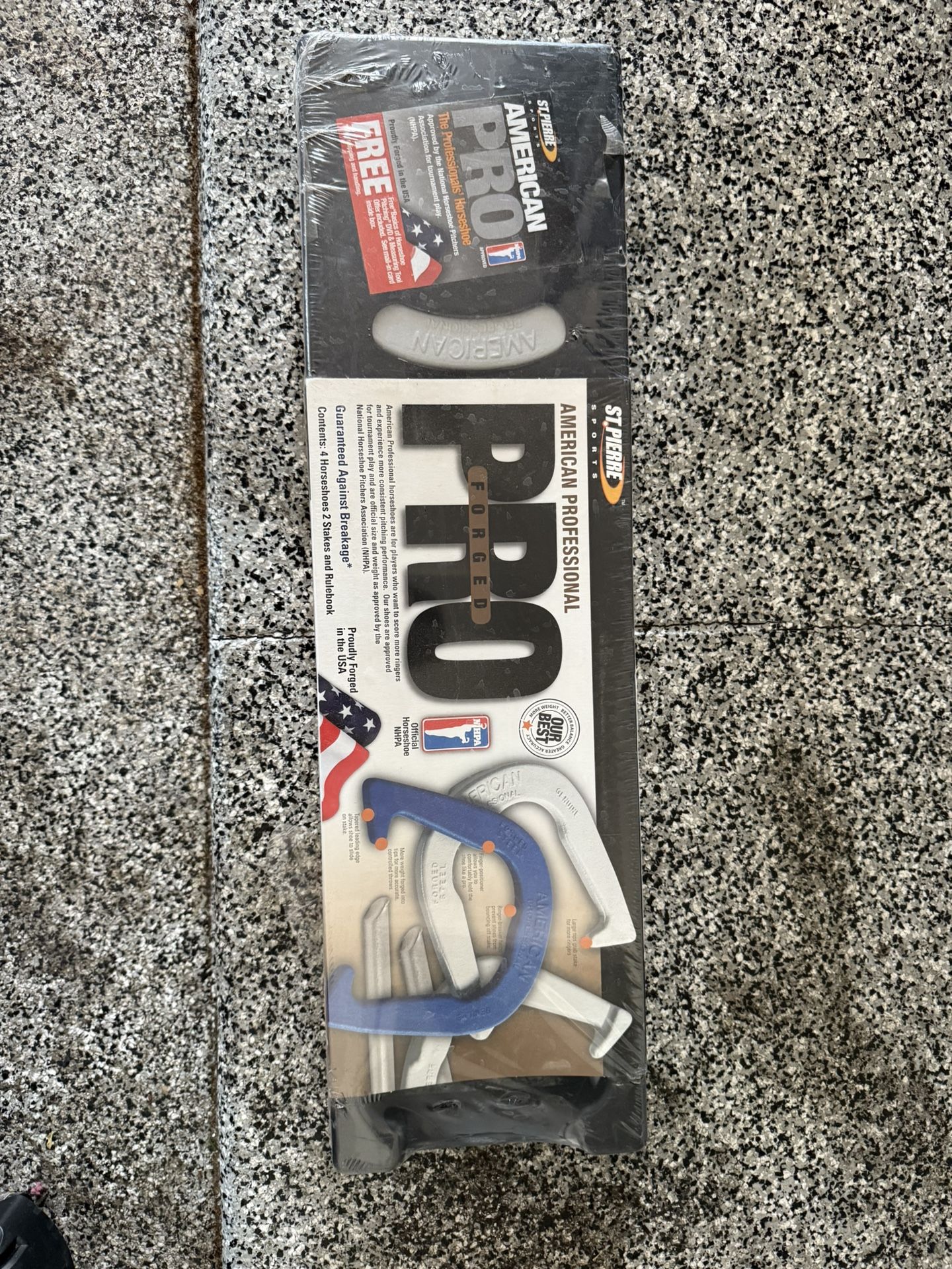 NEW Pro-Grade Forged Horseshoe Set – Made in USA – Tournament Style – $40