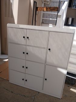 White Dresser for Bedroom with 10 Drawers, 40' Wide Modern Chest of Drawer with Black Handles, Wood Storage Dresser TV Stand Dressers for Closet, Livi