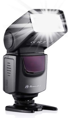 Powerextra Professional DF-400 Speedlite Camera Flash for Canon Nikon Pentax