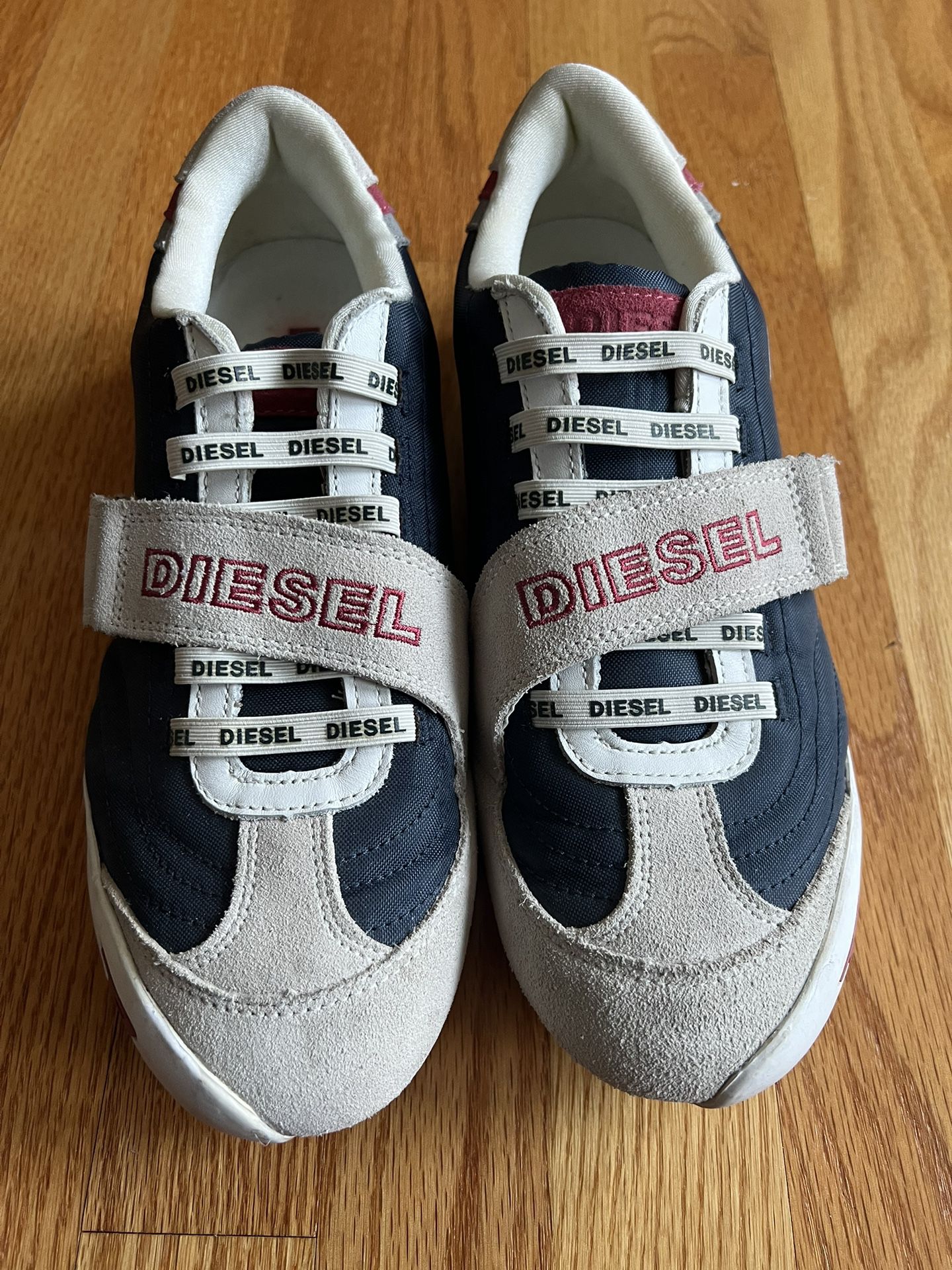Diesel Sneakers Mens 9 Gray Blue Rare Korbin II Top Lace Up Shoes for Sale in Wolcott, CT - OfferUp