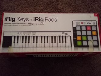 New Irig For sale#  Never Used - I rig keys an pads 16 PDS-    LOOKIN TO TRADE FOR AKAI OR NOVATION