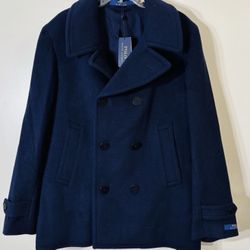 Ralph Lauren Navy Pea Coat 