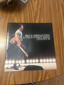 Bruce Springsteen &E Street Band Live 1975-85 Picture Lyric Book