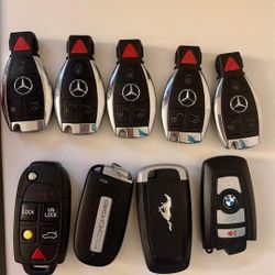 Bmw Mercedes Ford Honda Range Rover Porsche Keys