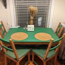 Ikea INGO Table & 4 IVAR Chairs Set