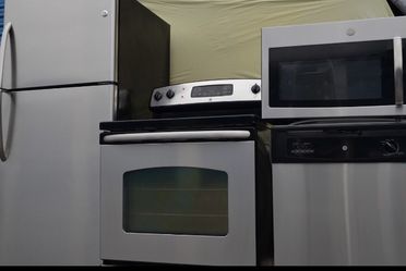 Staibless steel kitchen appliance sets