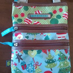 Lily Bloom Christmas Bag Purse 