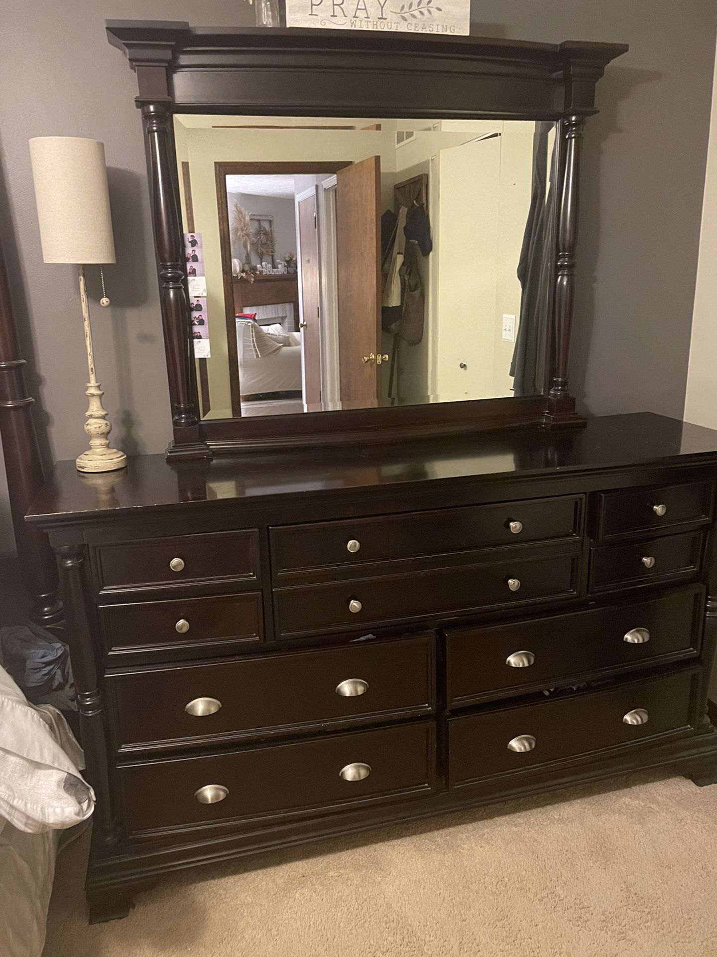Large Dresser W Mirror