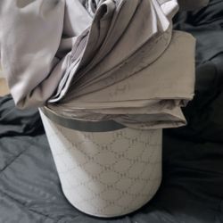 King Size Bedding W/trash Can 