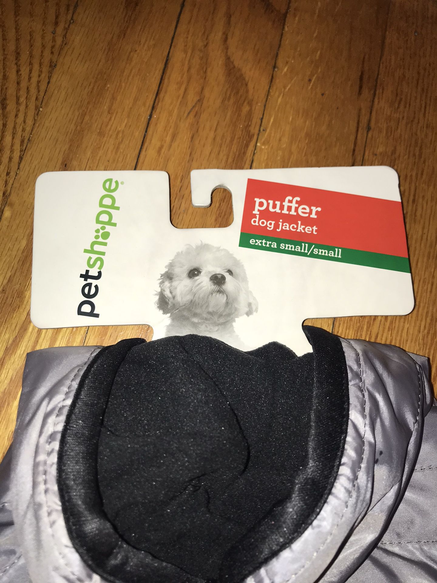 Petshappe Puffer Jacket Dog Coat XS Gray