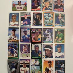 24 All Rookie Baseball Cards Including Griffey Jr Bonds Piazza Sosa Bo Mcqwire And More