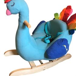Rocking Peacock Plush