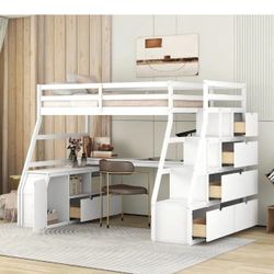 Bunk Bed & Desk